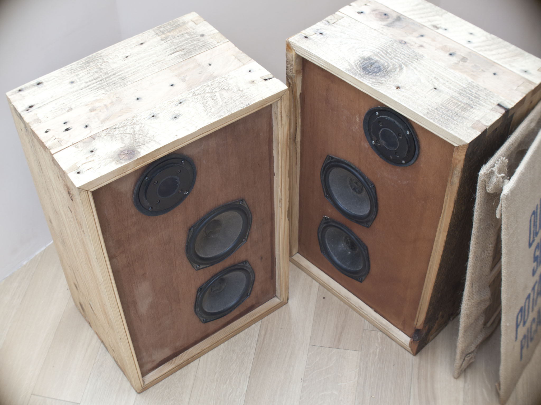 100% reclaimed speakers